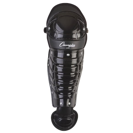 Champion Sports 13 in. Single Knee Shinguard, Black CH55983